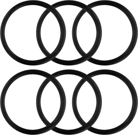 6pcs Boat Armor Filler Cap O-Rings, 1.5 Inch Boat Deck Fill Cap O-Ring Seal Gaskets Rubber Fuel Cap Gasket Gas Cap O Ring Seal Deck Fill Caps for Gas, Water, Diesel, Fuel (0513DP8)
