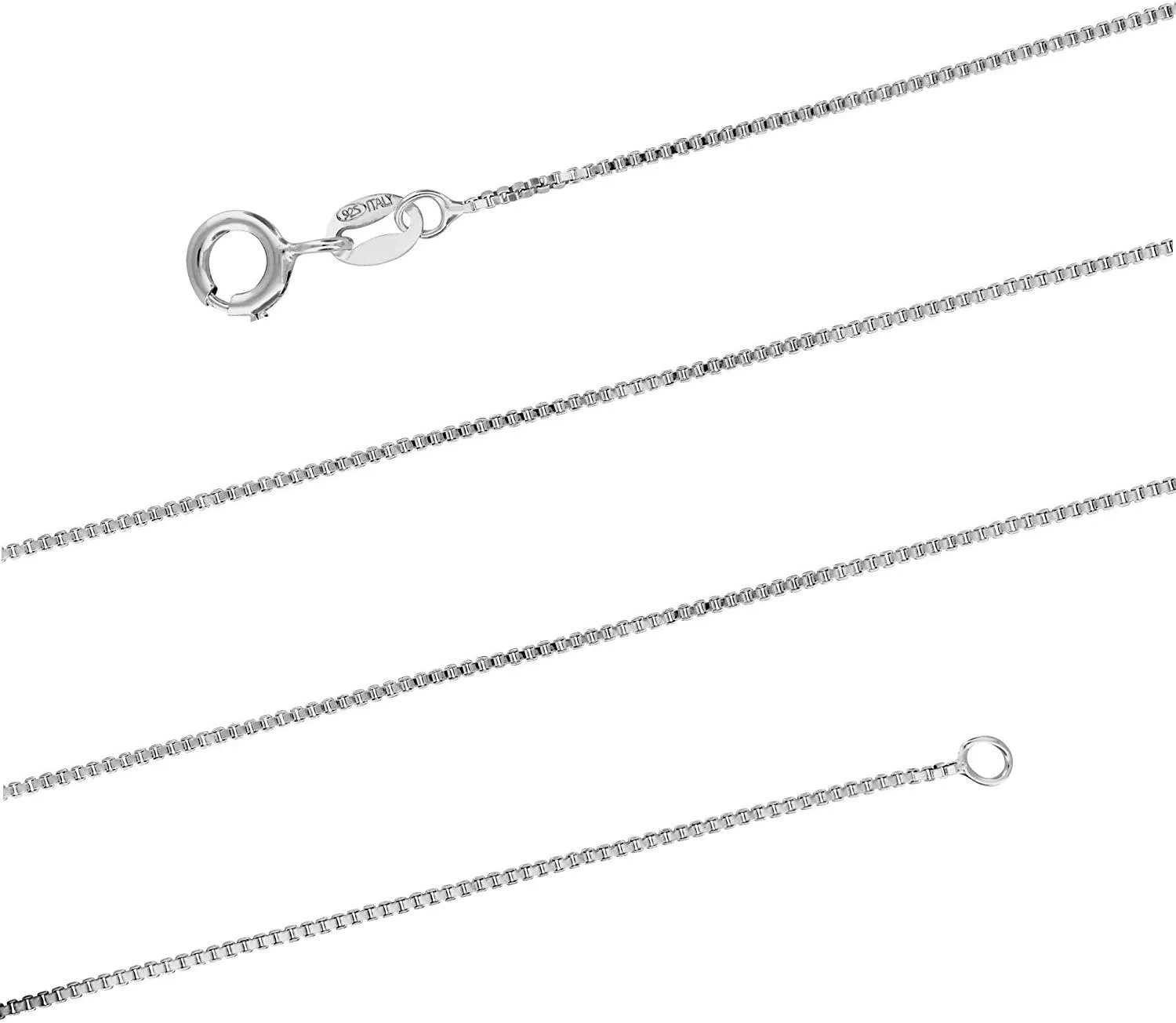 Aloha Jewelry Company 925 Sterling Silver Koa Wood and Abalone Shell Hawaiian Mauka to Makai Ocean Wave Necklace Pendant with 18" Box Chain, Nickel Free Hypoallergenic for Sensitive Skin, Gift Box Included
