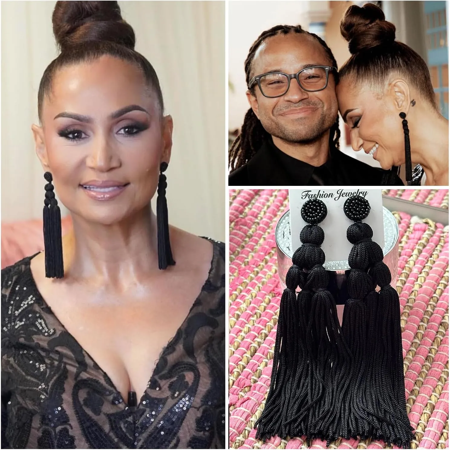 Bohemian Tassel Earrings for Women Dangling Chandelier Boho Statement Layer Earrings Long Woven Large Thread Fringe Drop Earrings