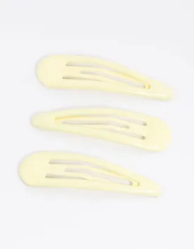 Coated Yellow Mixed Bubble Snap Clip Pack