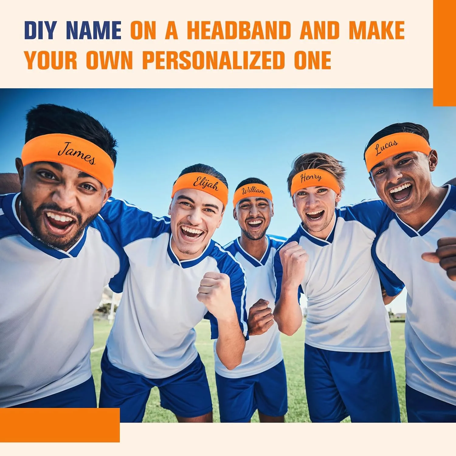 Hotop 30 Pcs Sport Headbands for Women Non Slip Stretchy Soft Fabric Elastic Sweatbands Bulk for Yoga DIY Team Gifts