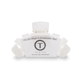 Medium Teleties Claw Clip - Coconut White