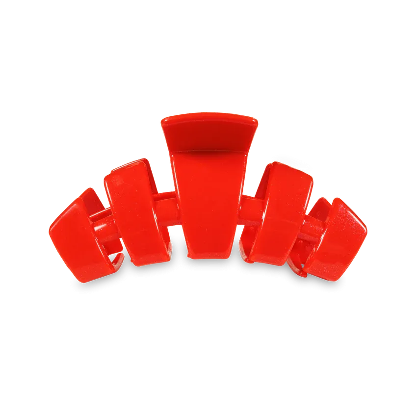 Medium Teleties Claw Clip - Rudolph Red