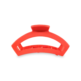 Medium Teleties Open Claw Clip - Coral