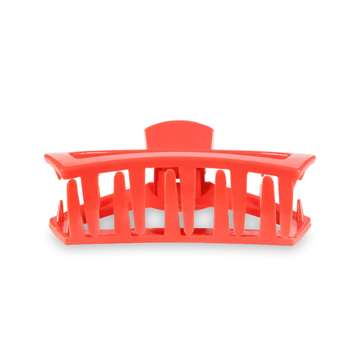 Medium Teleties Open Claw Clip - Coral