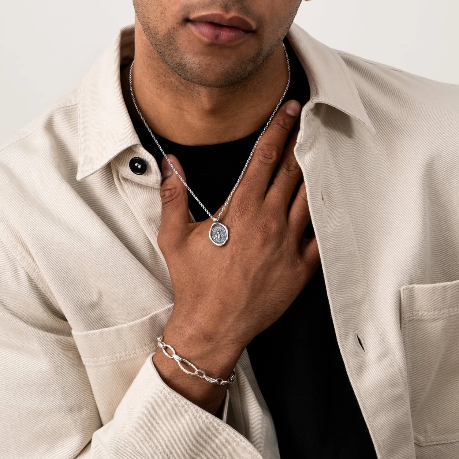 Men's Oval Link Nomad Bracelet