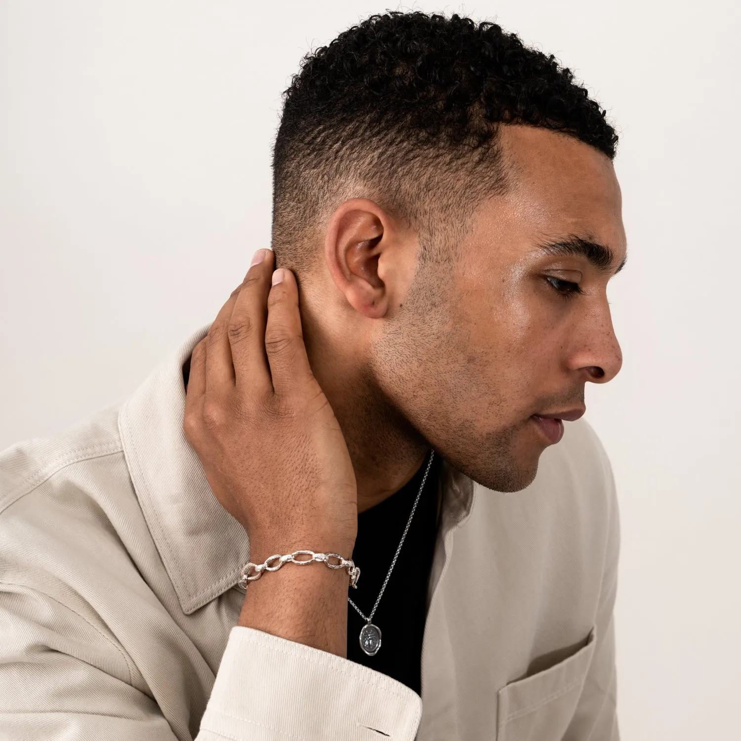Men's Oval Link Nomad Bracelet