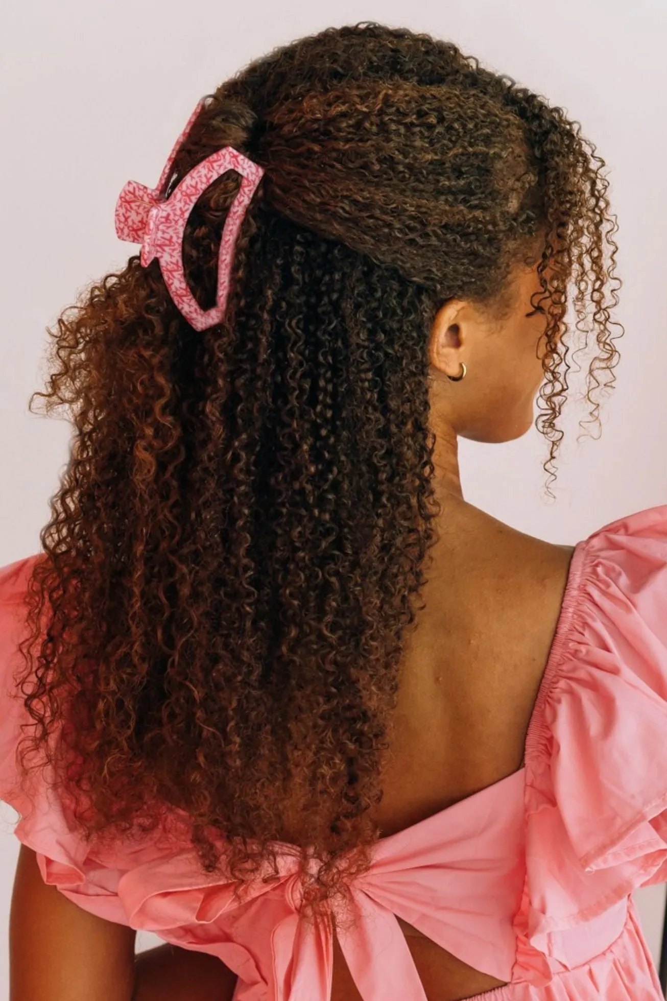 Open Wrapped in Ribbons Large Hair Clip