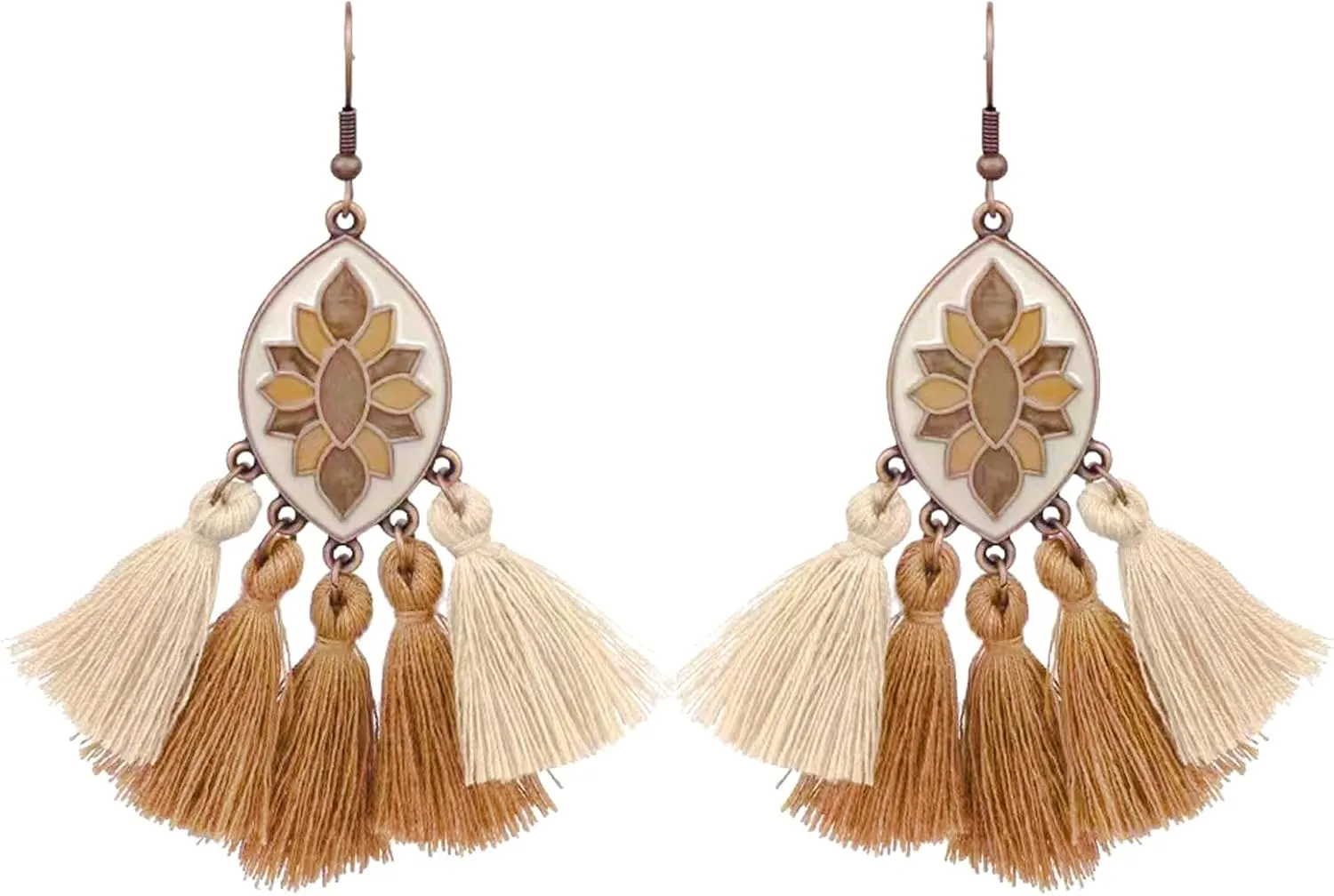 Silver/Gold Boho Dangle Statement Earrings for Women Trendy,Handmade Vintage Dainty Cute Long Drop Summer Earrings,fashion Accessories Jewelry Gifts.