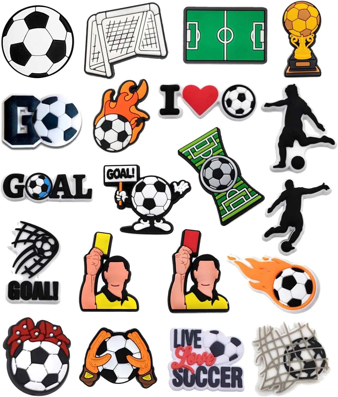 Sports Ball Charms for Clog Shoe, Baseball Basketball Soccer Football Softball Volleyball Shoe Bracelet Wristband Party Gifts
