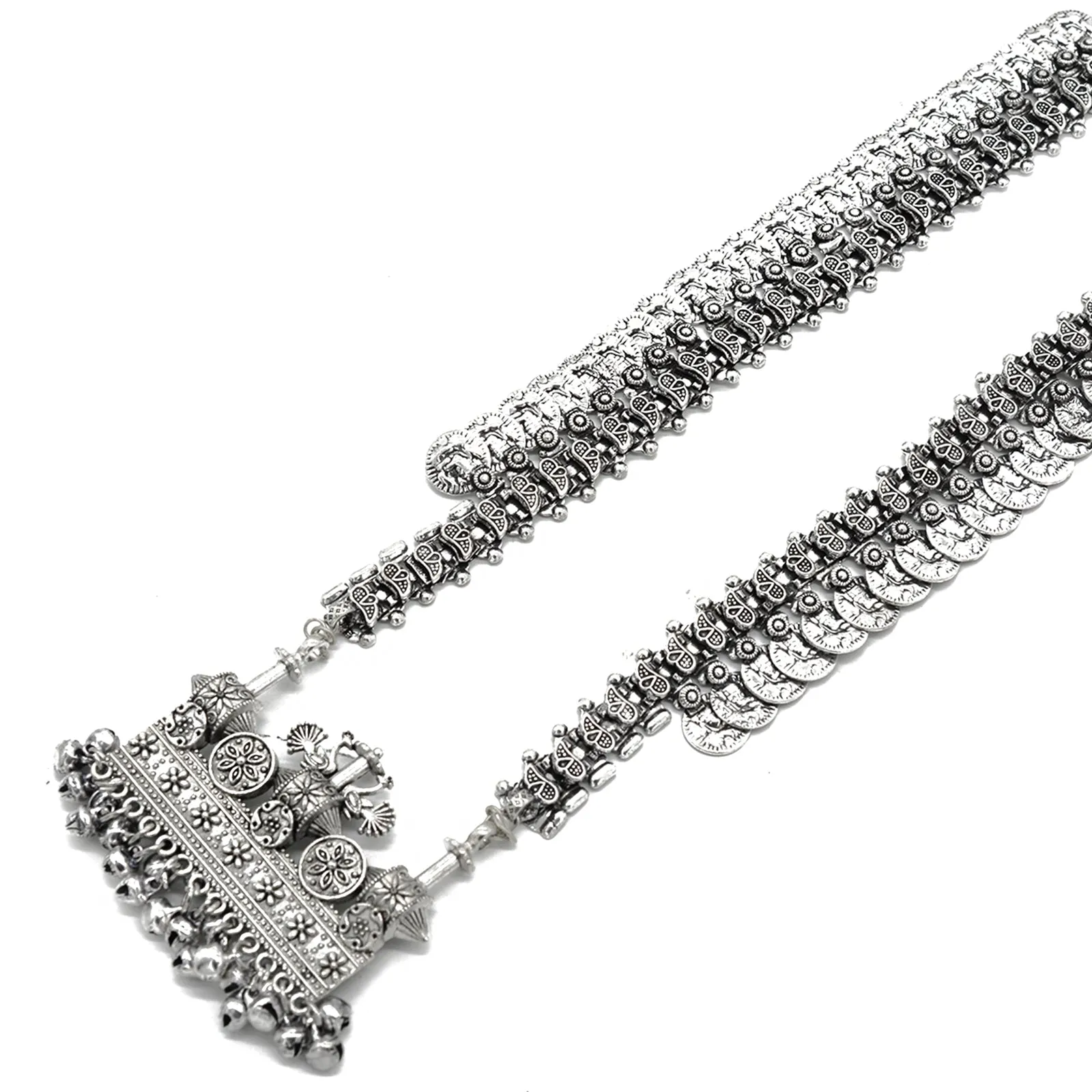 Teejh Aadya silver oxidized jewellery gift set