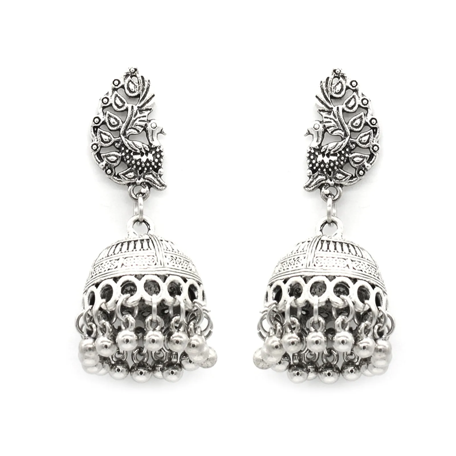 Teejh Aadya silver oxidized jewellery gift set