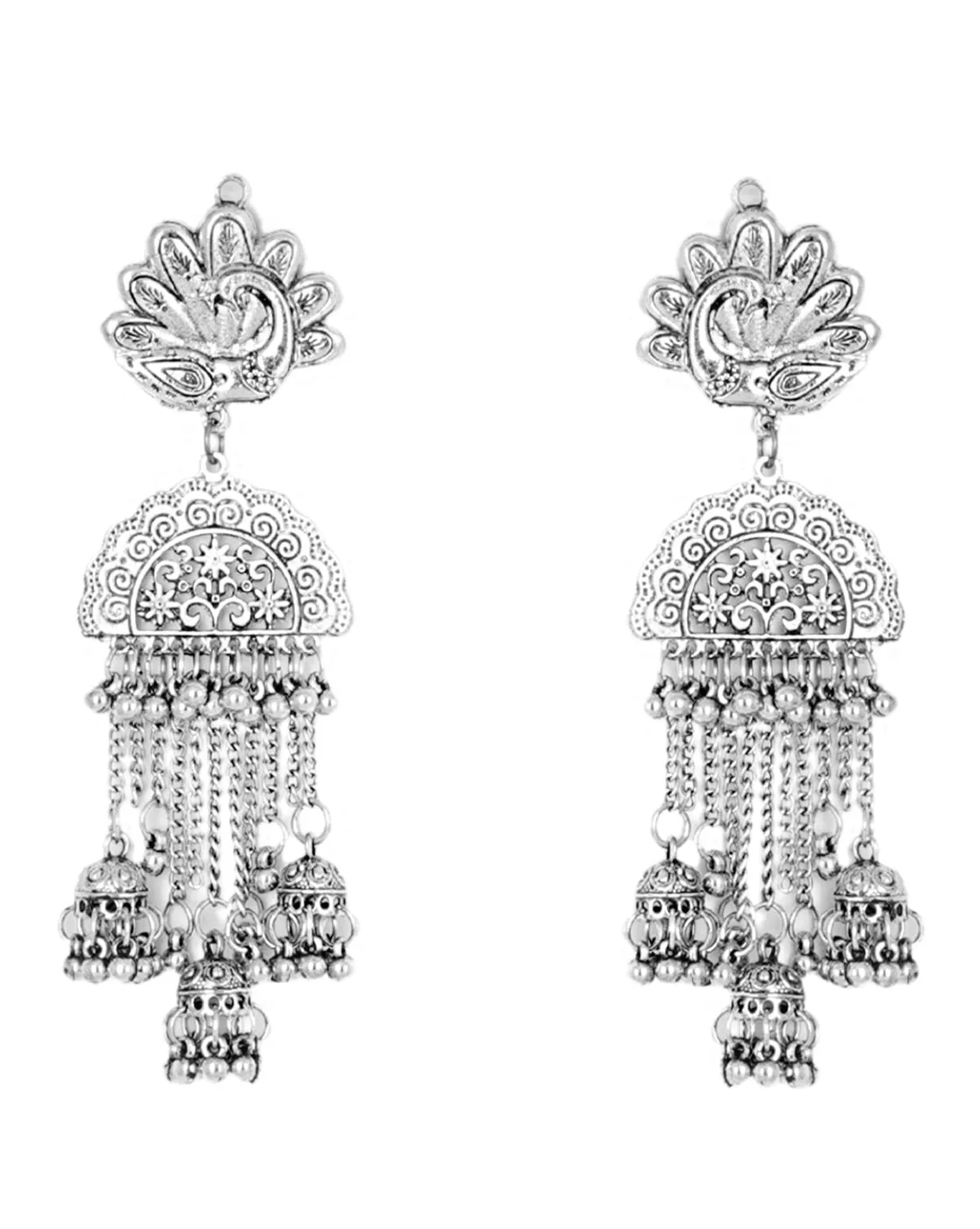 Teejh Aral Silver Oxidised Jewelry Gift Set