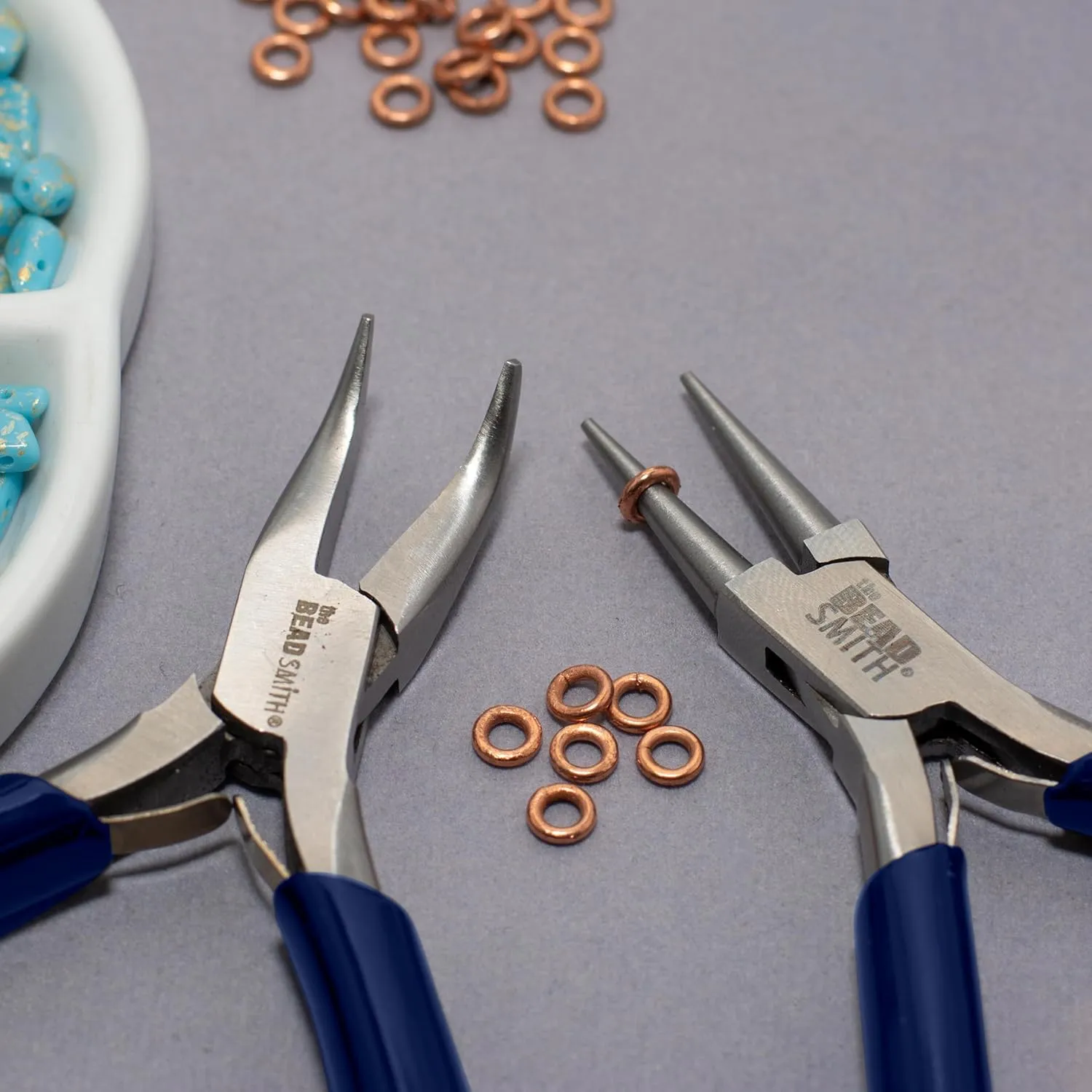 The Beadsmith Bent Chain-Nose Pliers for Crafting and Repair, Jewelry Making Supplies