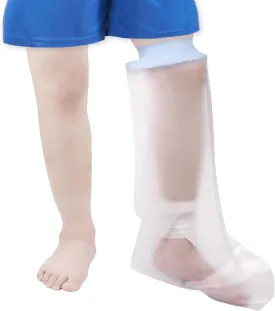 Waterproof Kids Leg Cast Cover for Showering Cast Covers for Shower Leg Kids Child Reusable Shower Bag for Leg Cast Protector for Leg, Foot, Ankle Wound